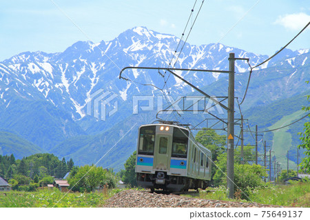 大ito線初夏前往白馬山腳的定期列車 75649137