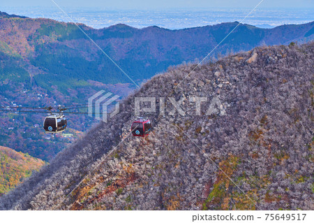 Owakudani and Hakone Ropeway in Hakone Town, Kanagawa Prefecture Owakudani and Hakone Ropeway in Hakone Town, Kanagawa Prefecture 75649517