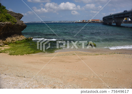 沖繩浦添西海岸卡米吉風光 75649617