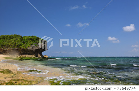 沖繩浦添西海岸卡米吉風光 沖繩浦添西海岸卡米吉風光 75649774