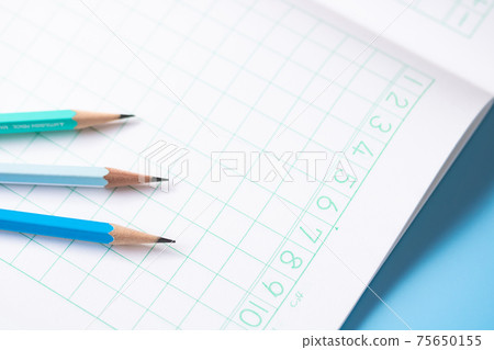 Study book and 2B pencil Study book and 2B pencil 75650155