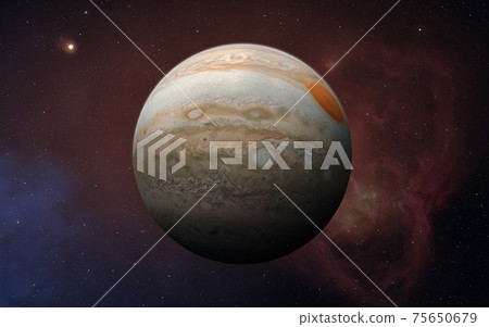 Planet Jupiter. 75650679