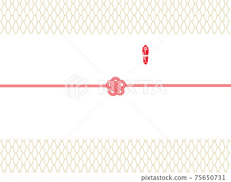 Japanese modern and simple Noshi paper mesh pattern 75650731