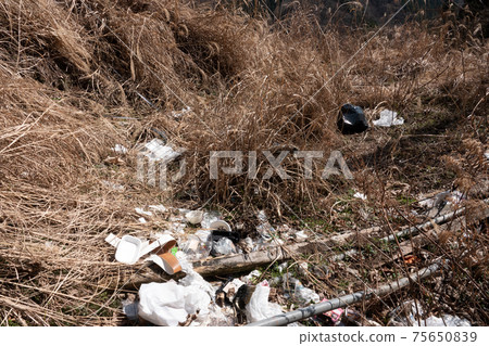 非法傾倒垃圾山中 75650839