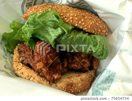 中國雞肉漢堡，日本最好的當地漢堡 75654734