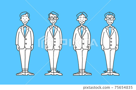 Age-specific businessmen Age-specific businessmen 75654835