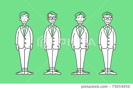 Age-specific businessmen Age-specific businessmen 75654850