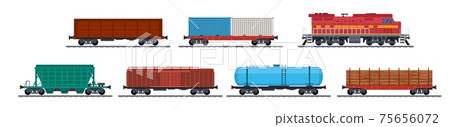Train freight wagons, 75656072