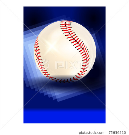 Baseball Bat And Ball Sport Game Poster Vector-插圖素材 [75656210] - PIXTA圖庫