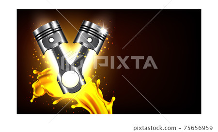 Car Engine Repair Service Promo Banner Vector Car Engine Repair Service Promo Banner Vector 75656959