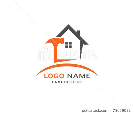Home repair logo vector Home repair logo vector 75659081