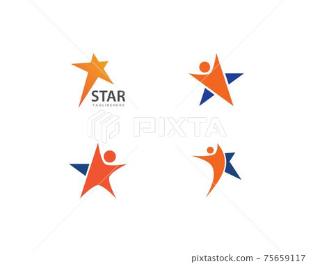 Star Logo Template 75659117