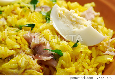 Scottish dish - Kedgeree Scottish dish - Kedgeree 75659580