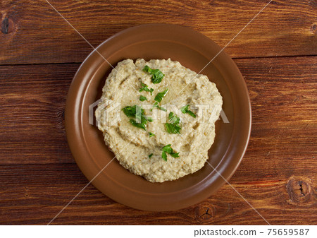 homemade Baba Ghanoush homemade Baba Ghanoush 75659587