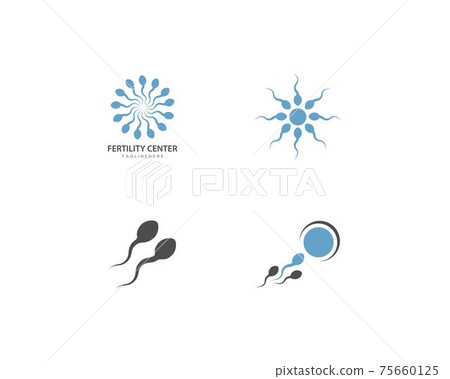 Fertility Sperm logo vector Fertility Sperm logo vector 75660125