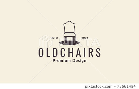 old lines classic chairs logo vector symbol icon design illustration 75661484