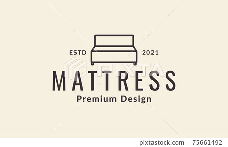 simple home furniture mattress lines minimalist logo vector symbol icon design illustration simple home furniture mattress lines minimalist logo vector symbol icon design illustration 75661492