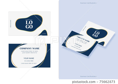 Business Card Illustration Background Design 01 75662873