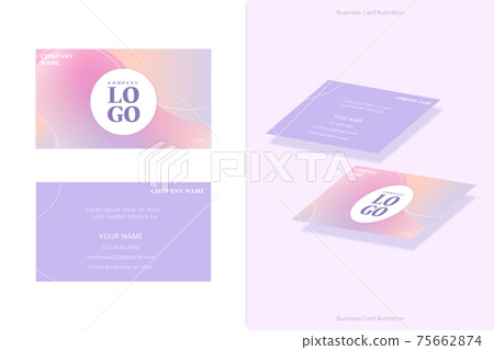 Business Card Illustration Background Design 10 75662874