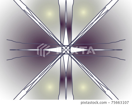 漸變色背景/軸對稱圖案 75663107