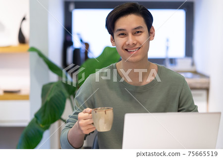 Man at home Man at home 75665519