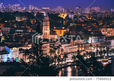Split at night, Croatia Split at night, Croatia 75666022