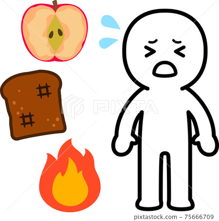 Image and person of oxidation, saccharification, inflammation Image and person of oxidation, saccharification, inflammation 75666709