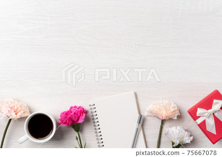 Mother's Day Carnation Notebook Gift Mother's Day greeting 母の日 カーネーション Mother's Day Carnation Notebook Gift Mother's Day greeting 母の日 カーネーション 75667078