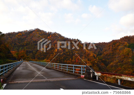 Hayade River Valley(新潟縣)的秋葉 Hayade River Valley(新潟縣)的秋葉 75668866