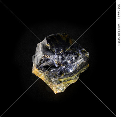 Jet gemstone mineral from isolated on black background. For geology mineralogy magazines websites article, Natural Science museum wall charts and posters etc Jet gemstone mineral from isolated on black background. For geology mineralogy magazines websites article, Natural Science museum wall charts and posters etc 75669590
