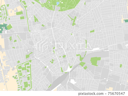 vector city map of Debrecen, Hungary vector city map of Debrecen, Hungary 75670547