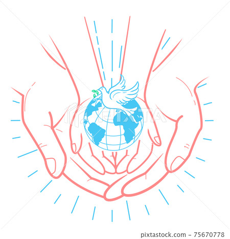 concept Living Together in Peace concept Living Together in Peace 75670778