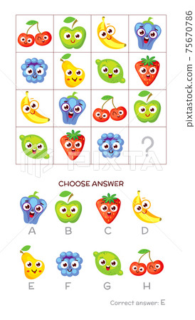 IQ test. Choose correct answer IQ test. Choose correct answer 75670786