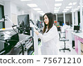 research, scientist, woman 75671210