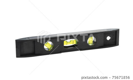 Construction Water level gauge isolated on white background with Clipping Path 75671856