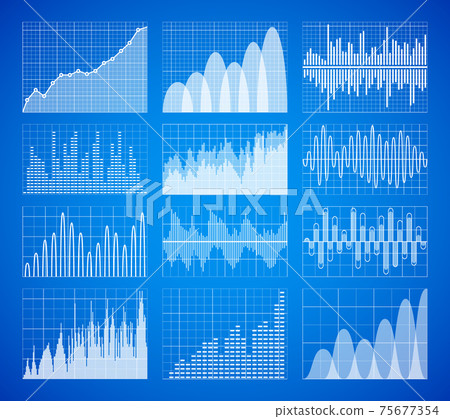 Statistic, business data graphs, charts set. Information infographic elements Statistic, business data graphs, charts set. Information infographic elements 75677354