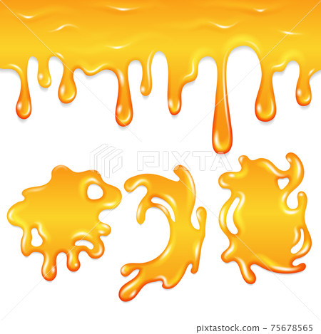 Honey blots sweet splashes and drops set 75678565