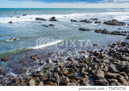 Hitachinaka City, Ibaraki Prefecture, Middle Ages Cretaceous Formation 75678738