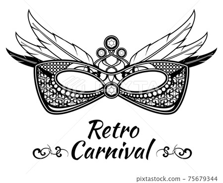 Carnival background poster flayer invitation with masquerade masks Carnival background poster flayer invitation with masquerade masks 75679344