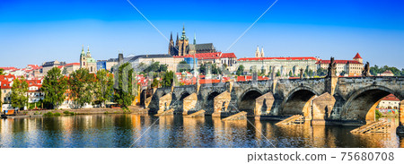 Prague, Charles Bridge, Czech Republic Prague, Charles Bridge, Czech Republic 75680708