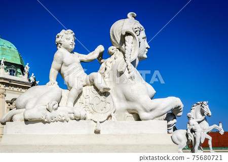 Belvedere Palace, Vienna, Austria Belvedere Palace, Vienna, Austria 75680721
