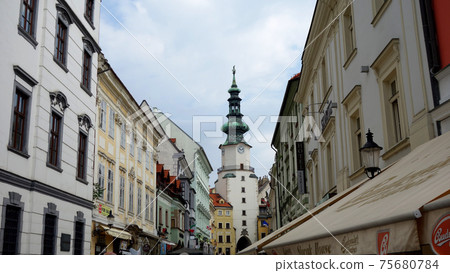 Stroll through Bratislava's Old Town and Michael's Gate 75680784