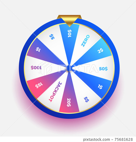 lottery luck wheel of fortune design background 75681628