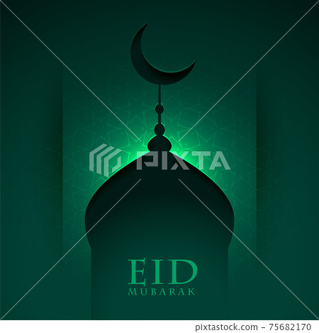 glowing mosque background for eid mubarak festival glowing mosque background for eid mubarak festival 75682170