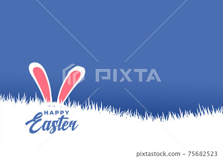 stylish happy easter festival greeting background design stylish happy easter festival greeting background design 75682523