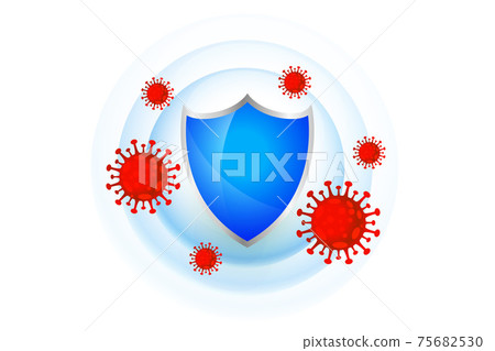 medical protection shield with good immune system medical protection shield with good immune system 75682530