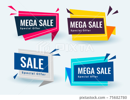 mega sale and promotional banner design template mega sale and promotional banner design template 75682780