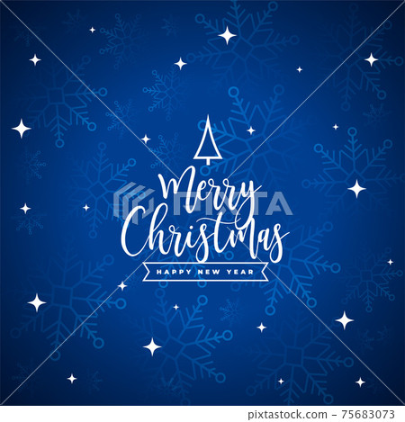 merry christmas festival card with snowflakes decoration pattern merry christmas festival card with snowflakes decoration pattern 75683073