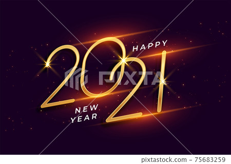 happy new year 2021 shiny golden background design happy new year 2021 shiny golden background design 75683259