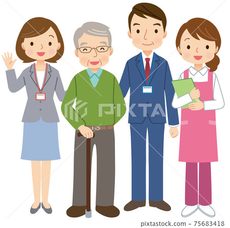 支持老年人的人護理和福利 75683418